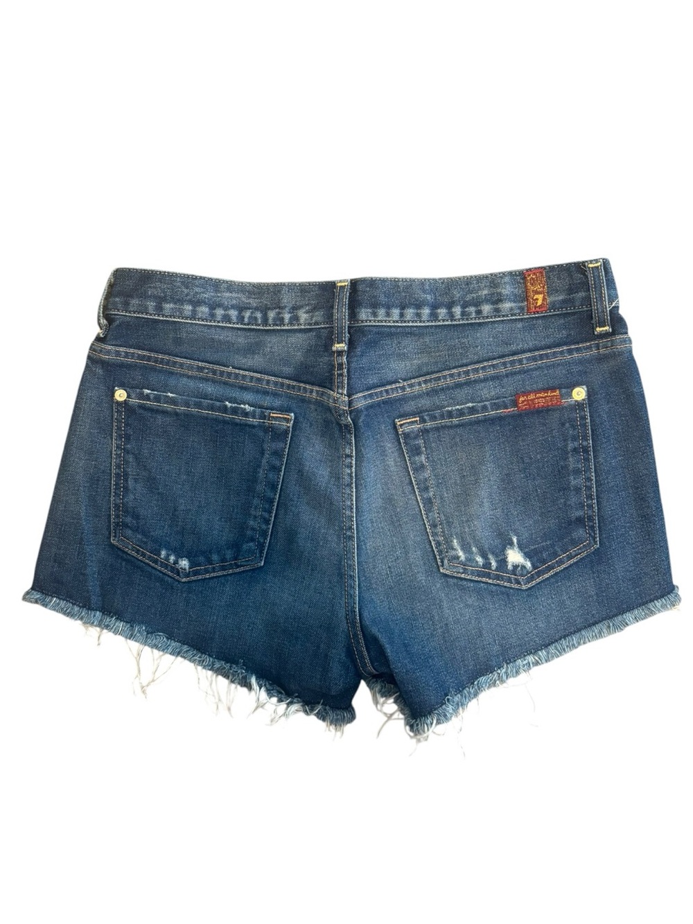 7 For All Mankind Denim Cutoff Shorts - Picture 3 of 4
